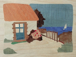 Petite maison au bord de la mer