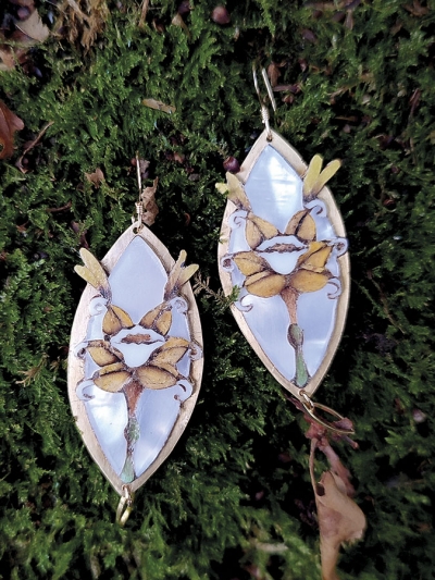 Boucles d’oreilles jonquilles