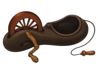 Un tire-ligne &agrave; encre